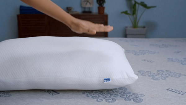 MM Foam Softouch Dual Comfort Latex + Polyester Pillow