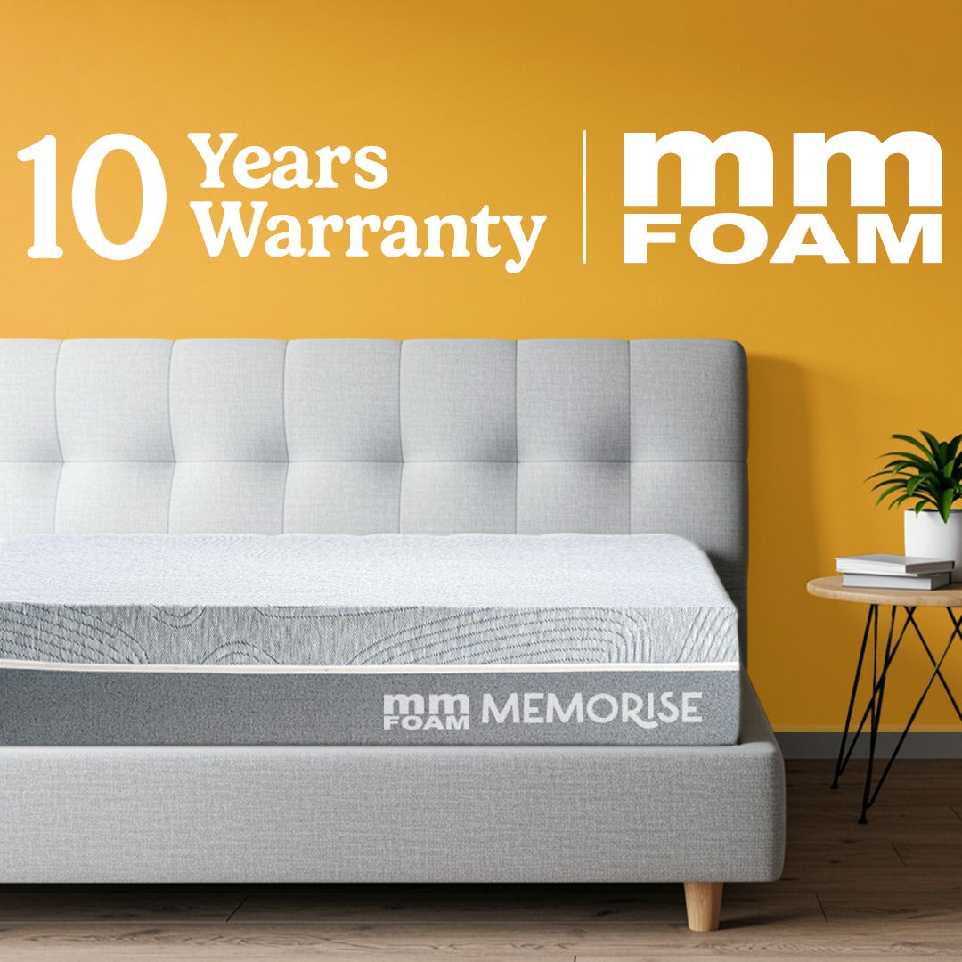 MM Foam Memorise Responsive Memory Foam Mattress- Pressure-Relieving, Ultra Comfort & Durable Spine Support |10 years warranty